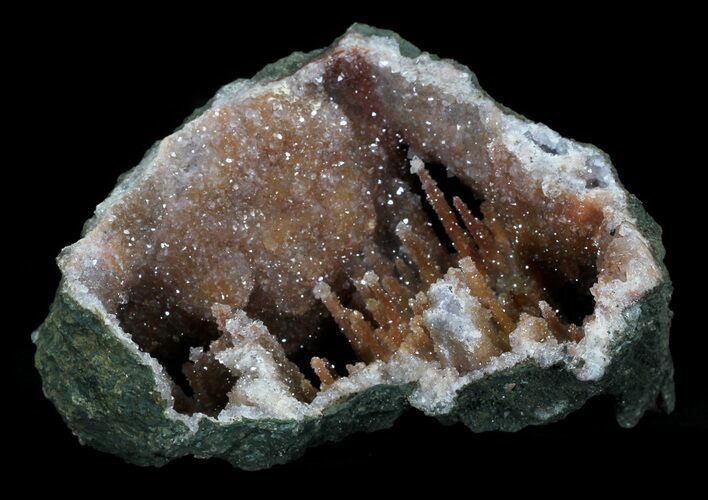 Dazzling Quartz Perimorph (Stalactitic) Geode - Morocco #32037